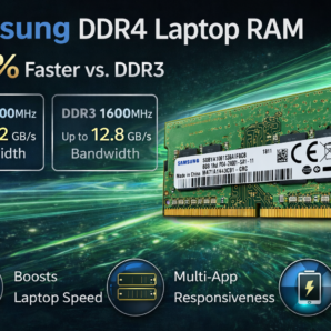 Samsung 8GB DDR4 Laptop RAM 2400MHz (PC4-2400) | SODIMM 1Rx8 | High Performance Memory Upgrade for Laptop